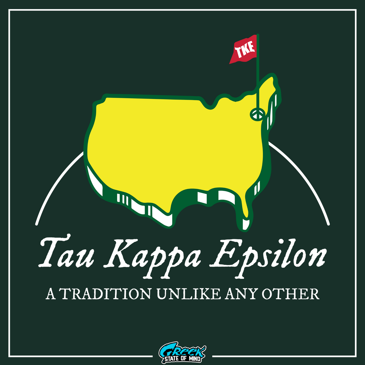 Tau Kappa Epsilon Graphic T-Shirt | The Masters | TKE Clothing and Merchandise design