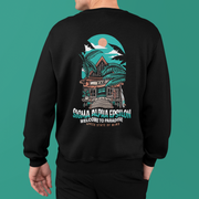 Sigma Alpha Epsilon Graphic Crewneck Sweatshirt | Welcome to Paradise | Sigma Alpha Epsilon Clothing and Merchandise model 