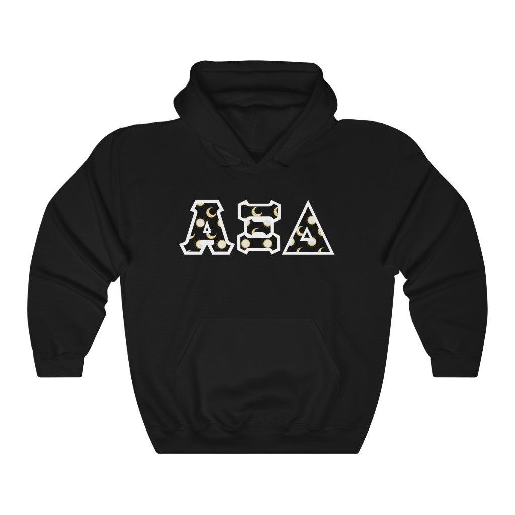 AXiD Printed Letters | Sun and Moon Hoodie