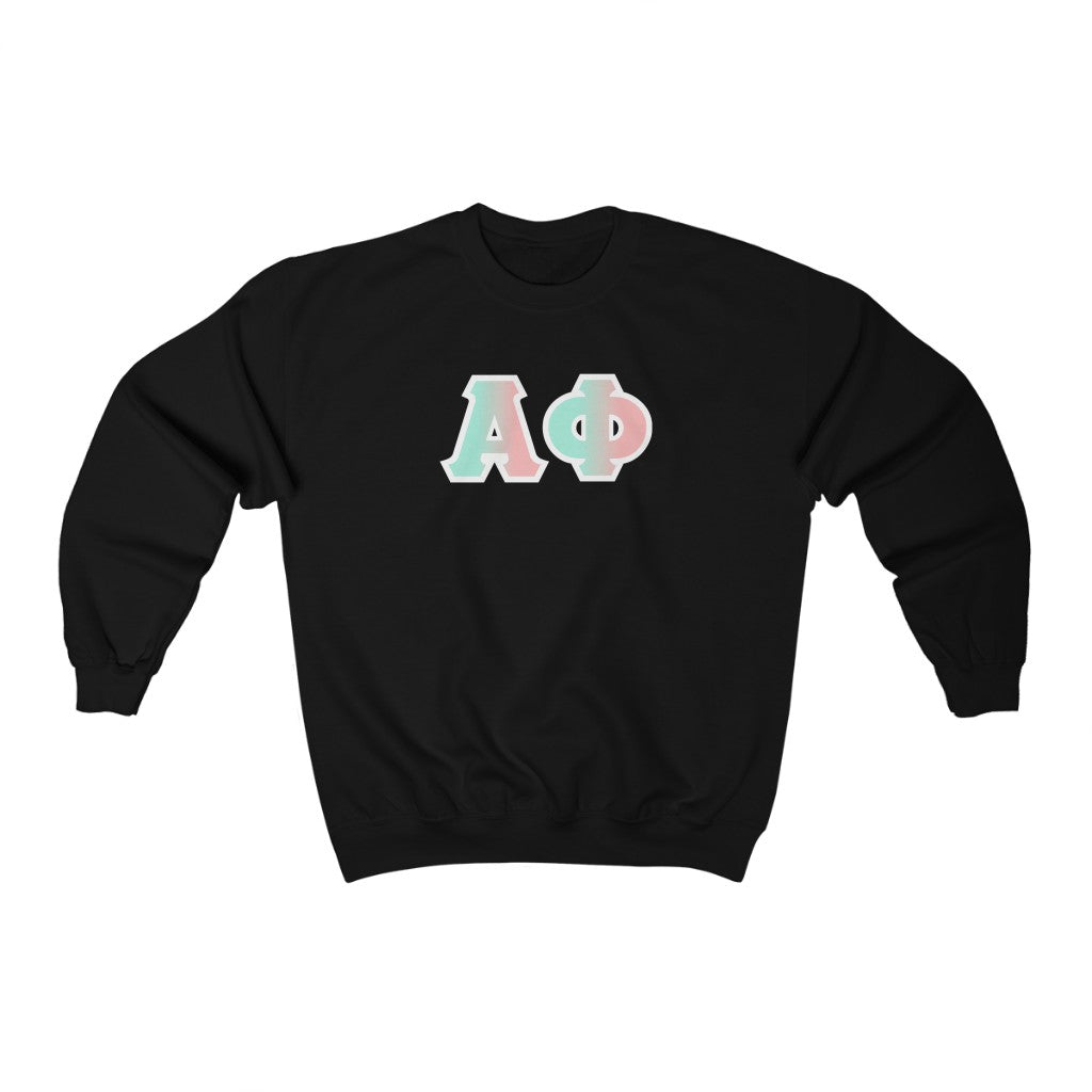 Alpha Phi Printed Letters | Dreams Crewneck