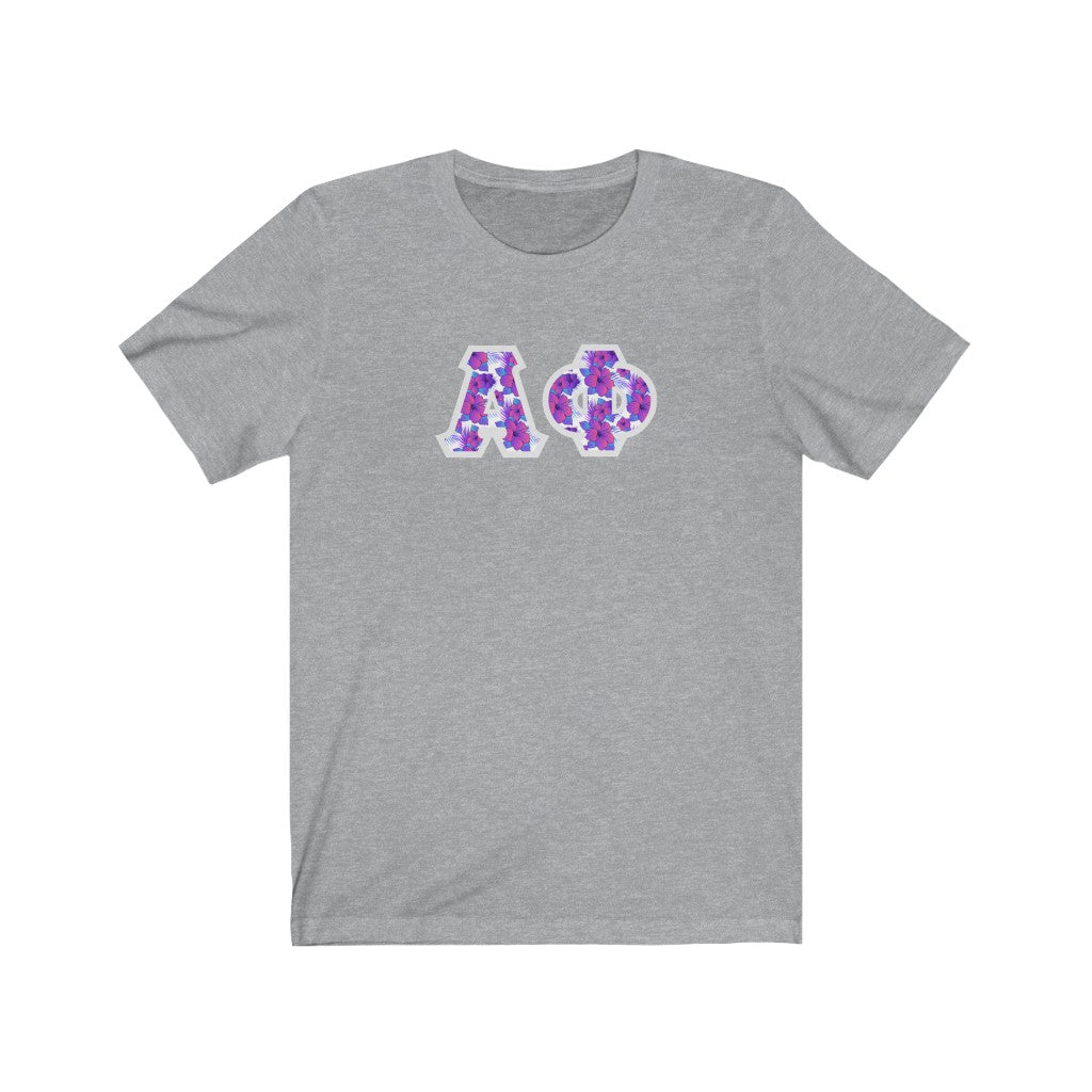 Alpha Phi Printed Letters | Flora T-Shirt