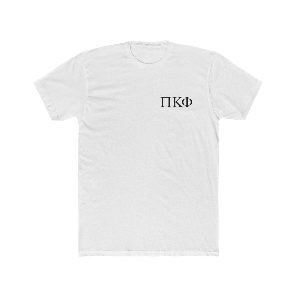 Pi Kappa Phi Graphic T-Shirt | Black Greek Letter LC