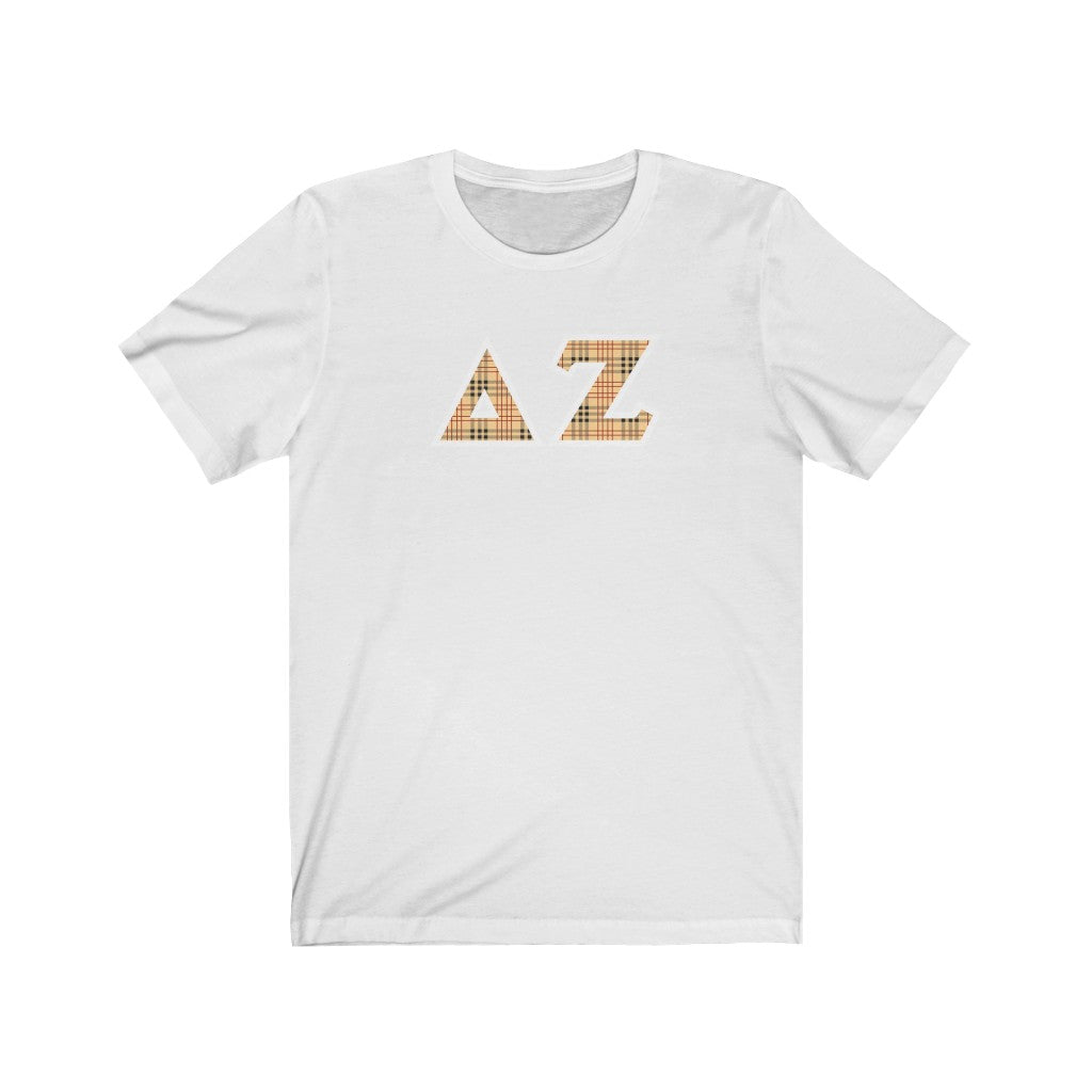 Delta Zeta Printed Letters | Burbery T-Shirt