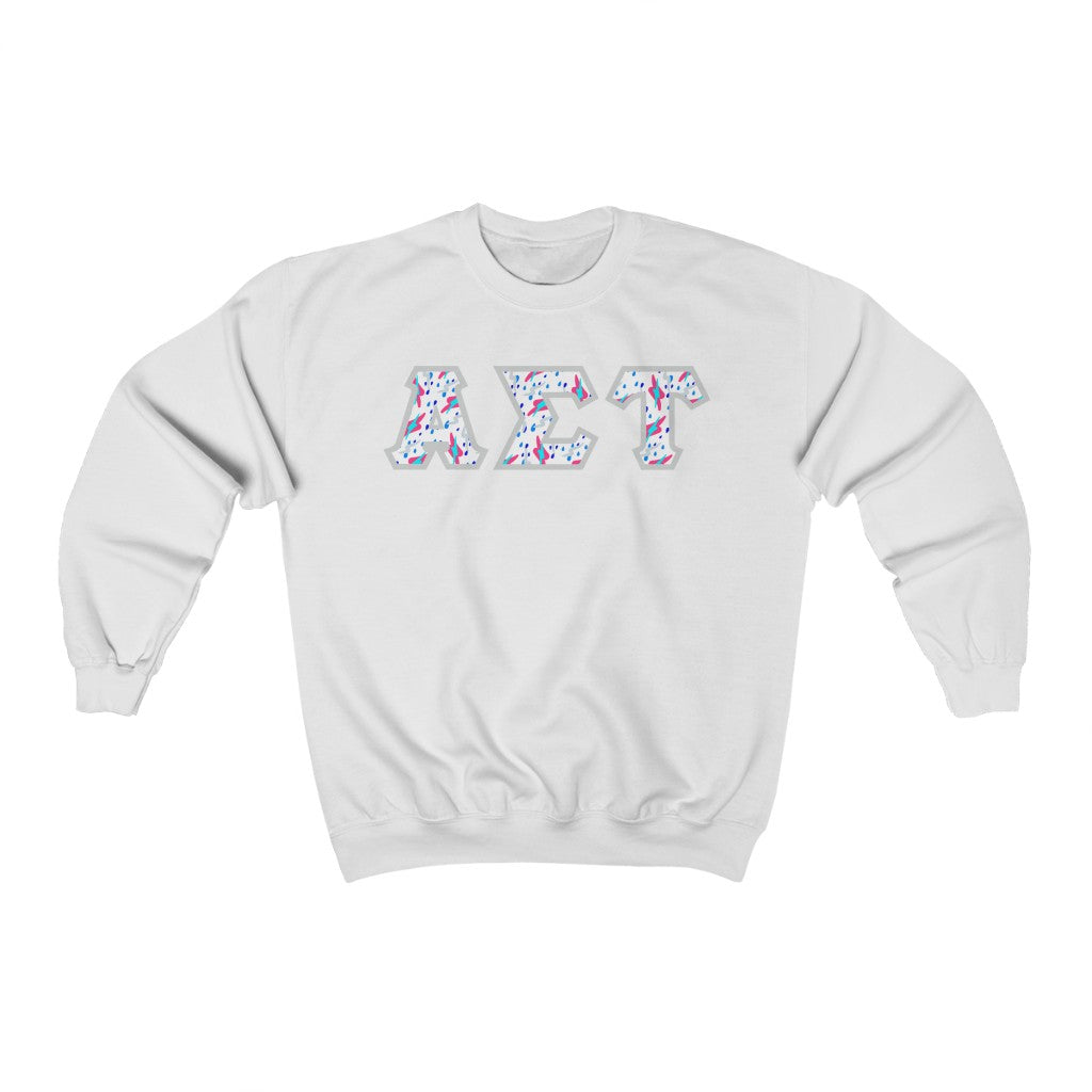 AST Printed Letters | Bayside White Crewnecks