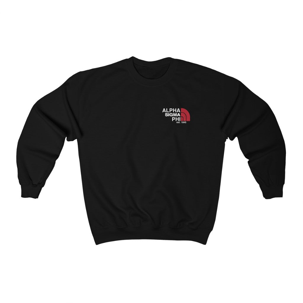 Alpha Sigma Phi Graphic Crewneck Sweatshirt | The North LC