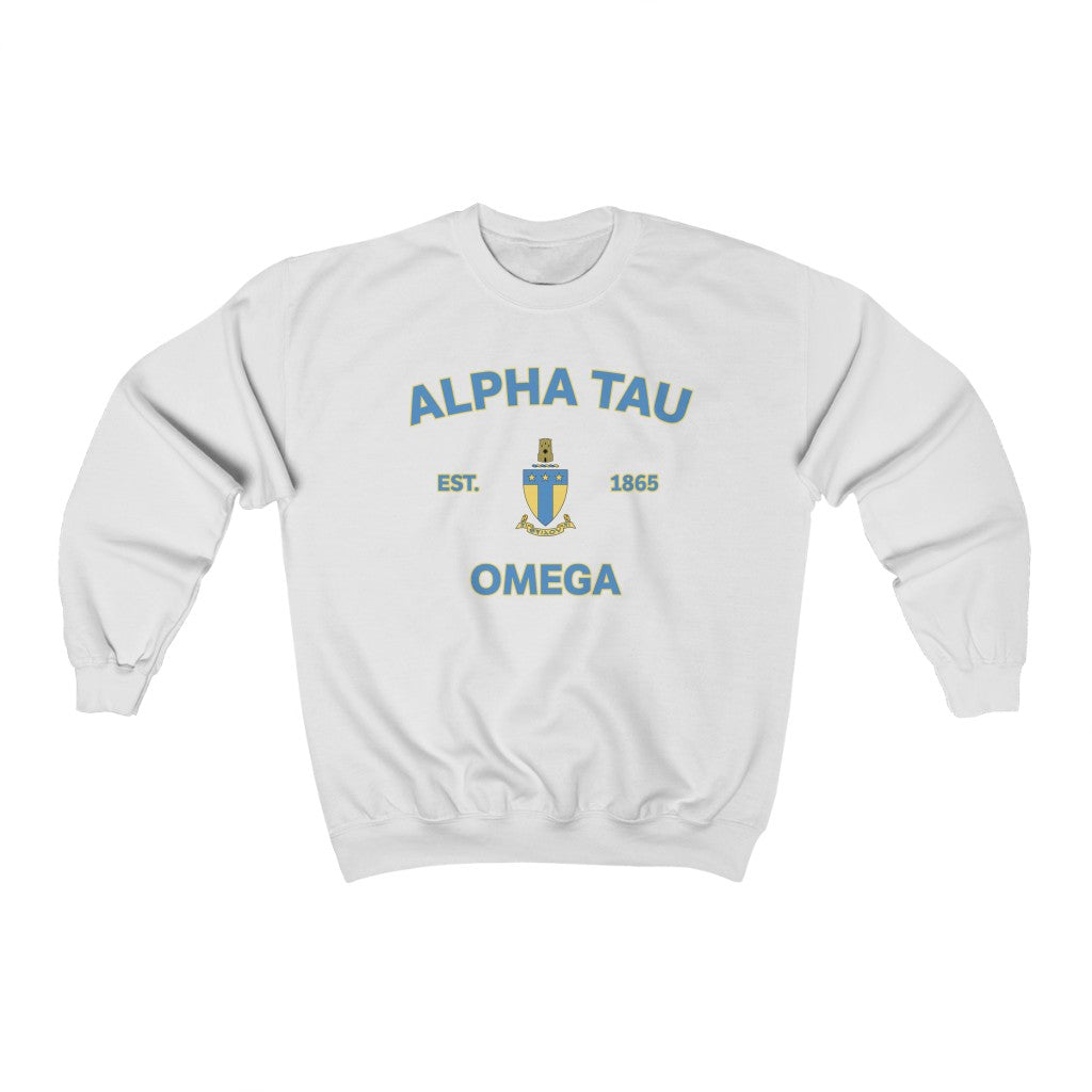 Alpha Tau Omega Graphic Crewneck Sweatshirt | ATO Classic