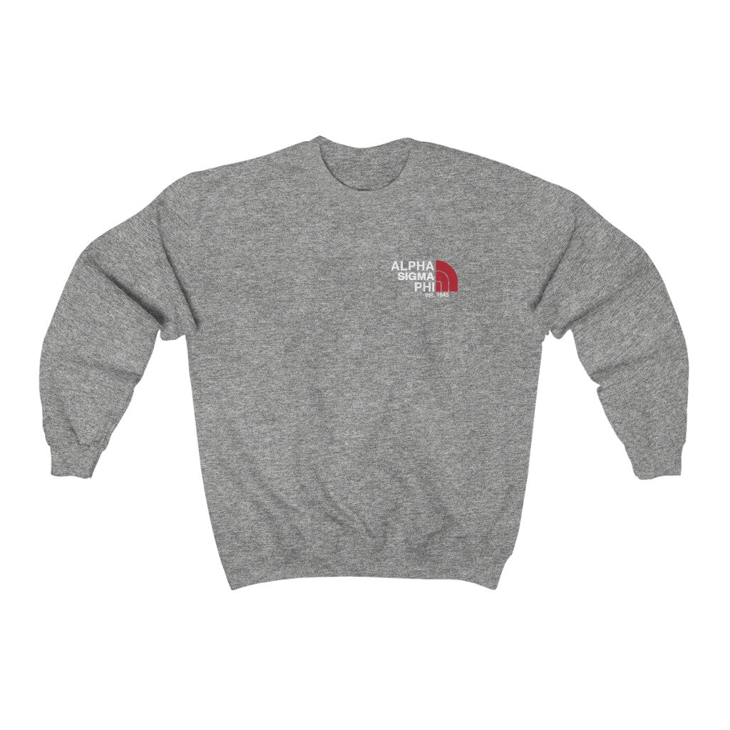 Alpha Sigma Phi Graphic Crewneck Sweatshirt | The North LC