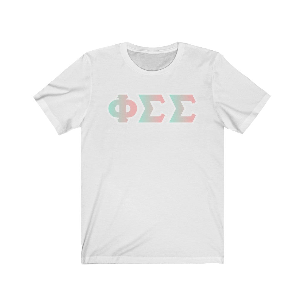 Phi Sigma Sigma Printed Letters | Dreams T-Shirt