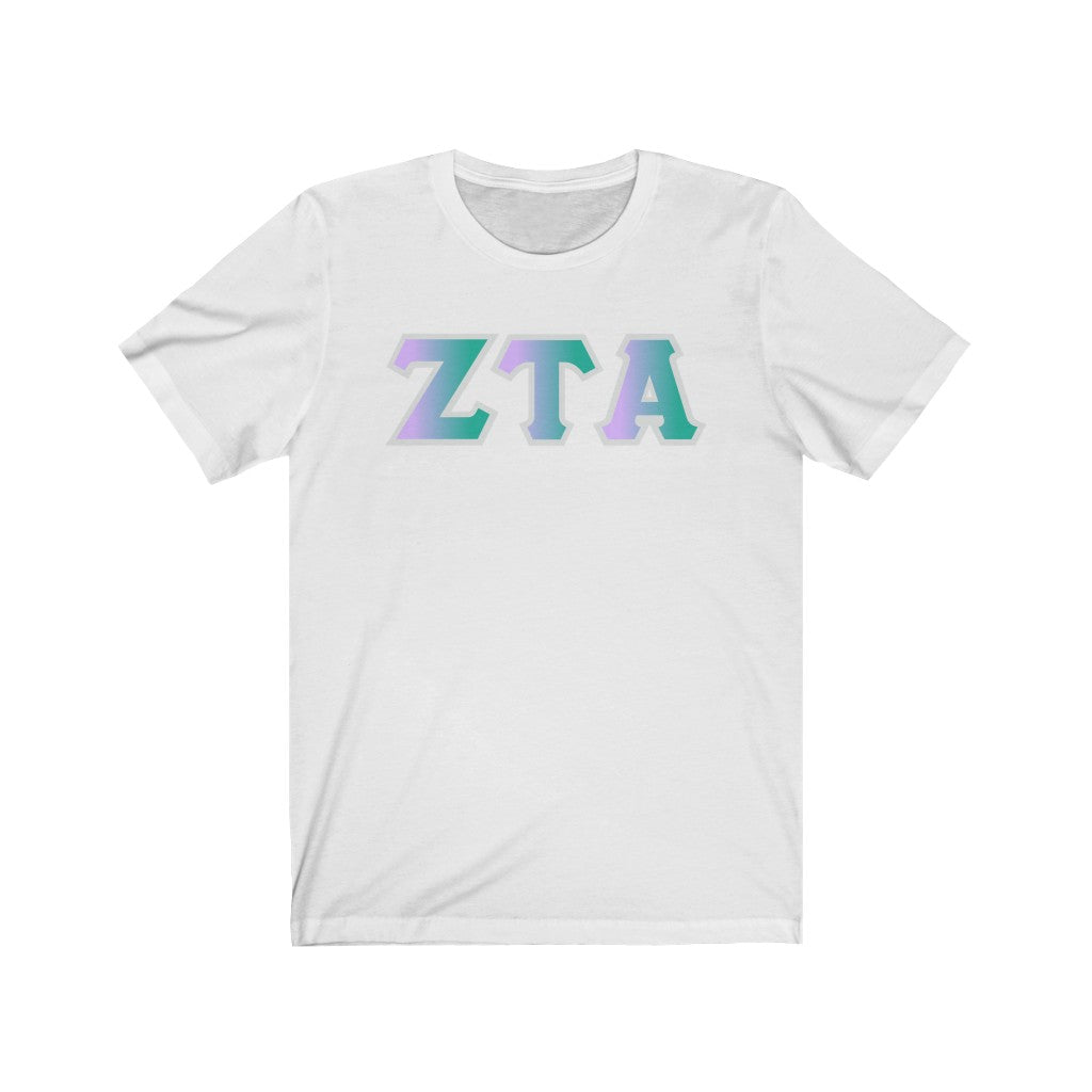 Zeta Tau Alpha Printed Letters | Antarctica T-Shirt