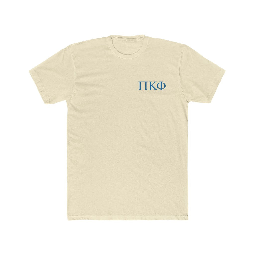 Pi Kappa Phi Graphic T-Shirt | Blue Greek Letter LC