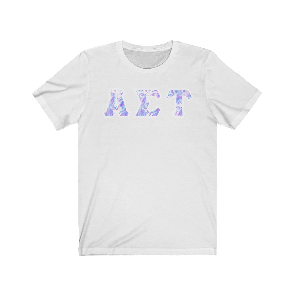 AST Printed Letters | Cotton Candy Tie-Dye T-Shirt
