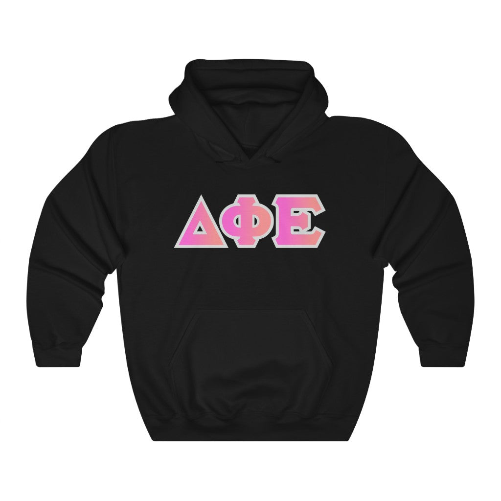 DPhiE Printed Letters | Bubble Gum Hoodie