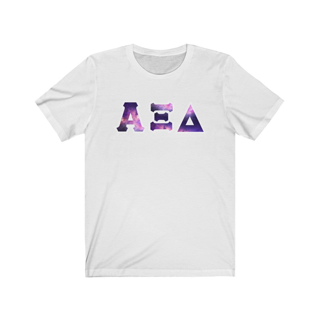 AXiD Printed Letters | Galaxy T-Shirt