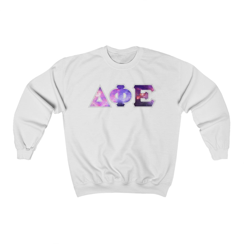 DPhiE Printed Letters | Galaxy Crewneck