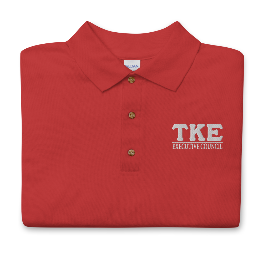 Tau Kappa Epsilon Embroidered Polo | Executive Council