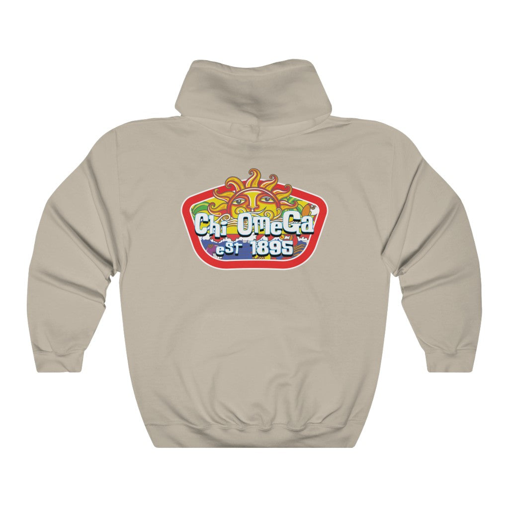 Chi Omega Graphic Hoodie | Summer Sol