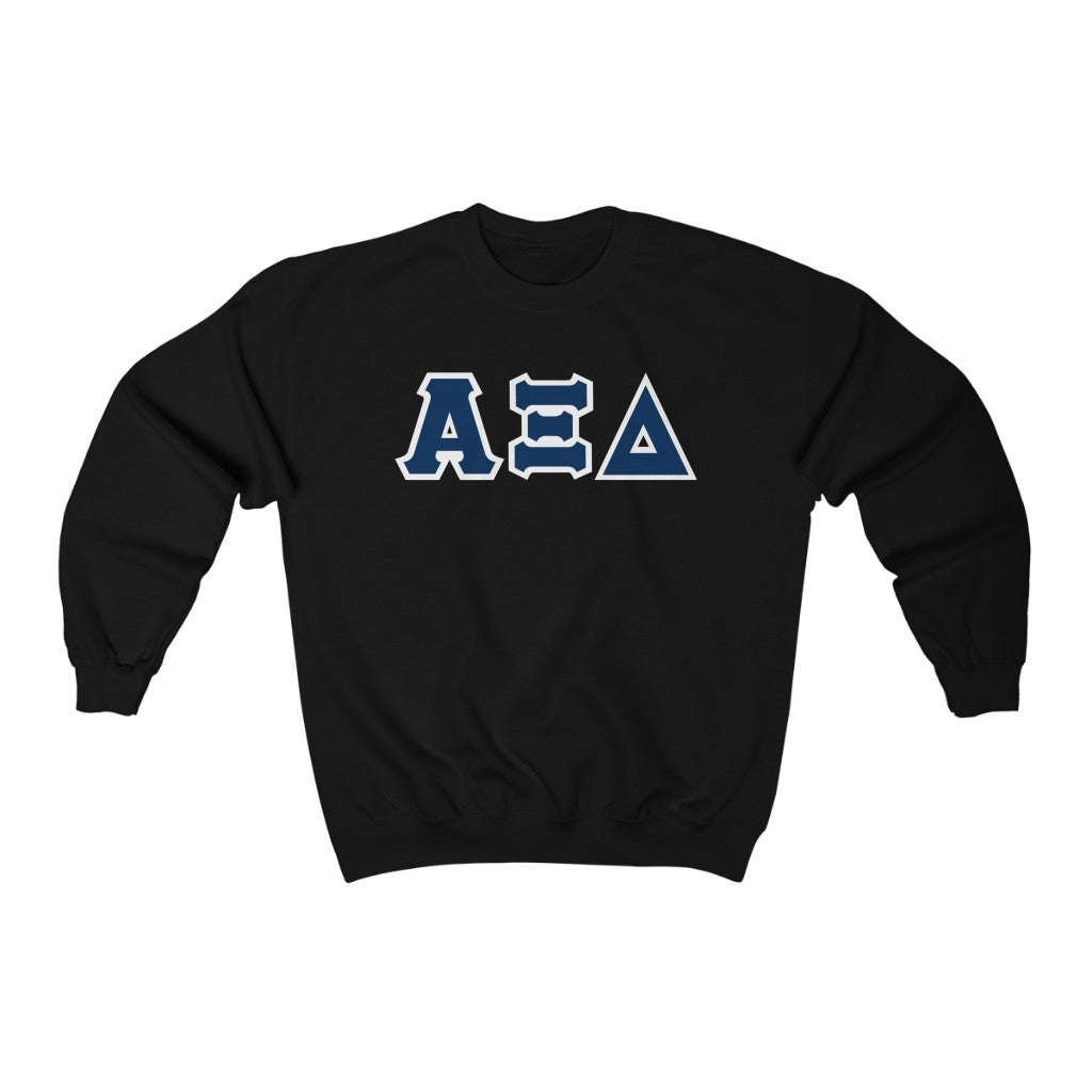 AXiD Print Letters | Inspiration Blue & White Crewneck