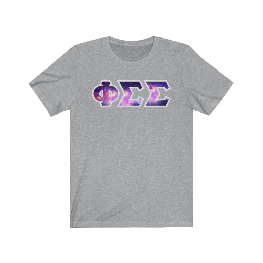 Phi Sigma Sigma Printed Letters | Flora T-Shirt