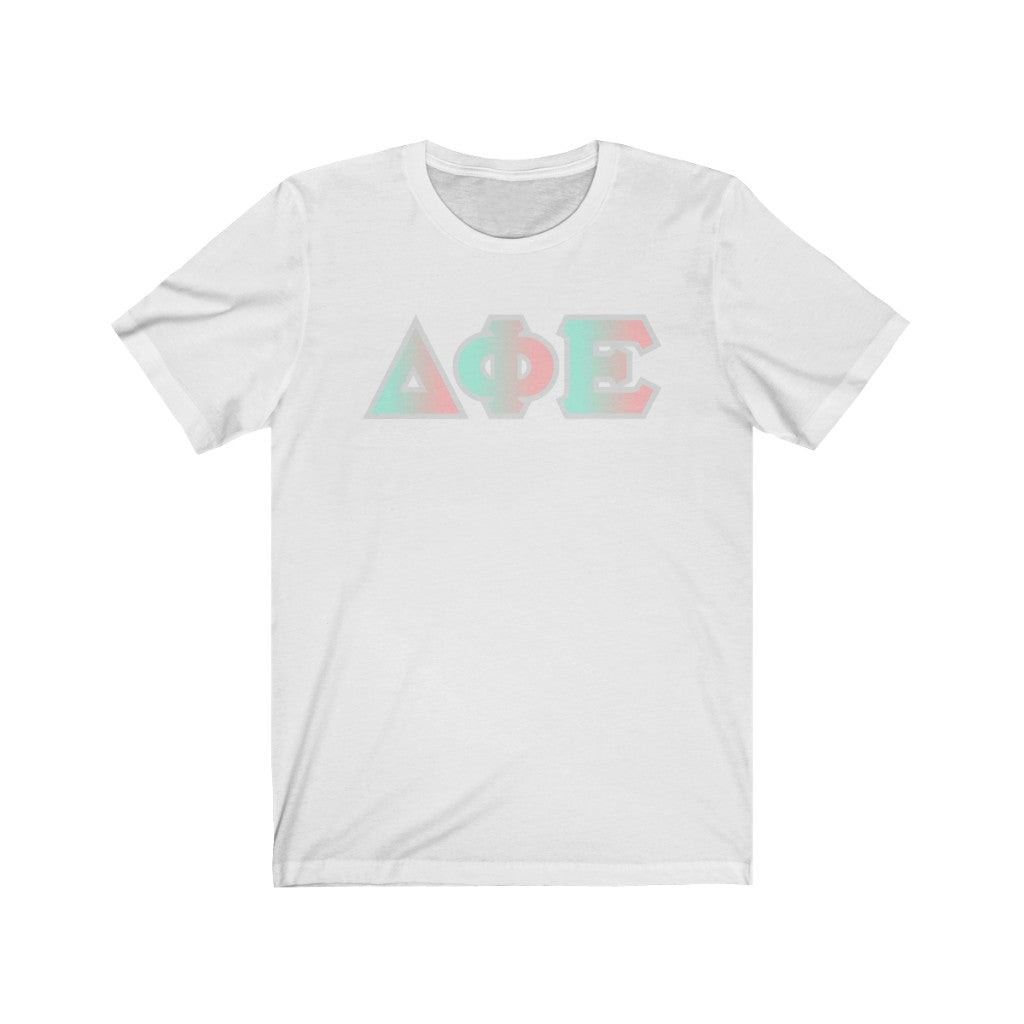 Delta Phi Epsilon Printed Letters | Dreams T-Shirt