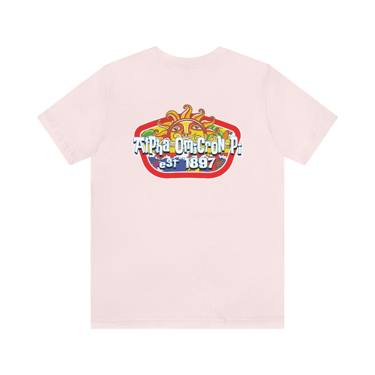 Alpha Omicron Pi Graphic T-Shirt | Summer Sol