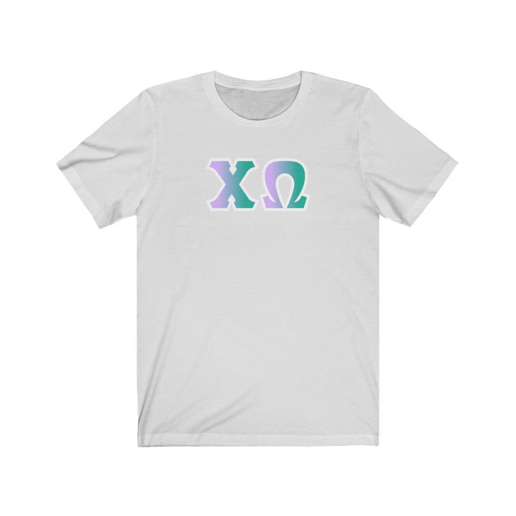 Chi Omega Printed Letters | Antarctica T-Shirt