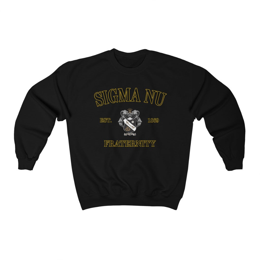 Sigma Nu Graphic Crewneck Sweatshirt | Campus Original