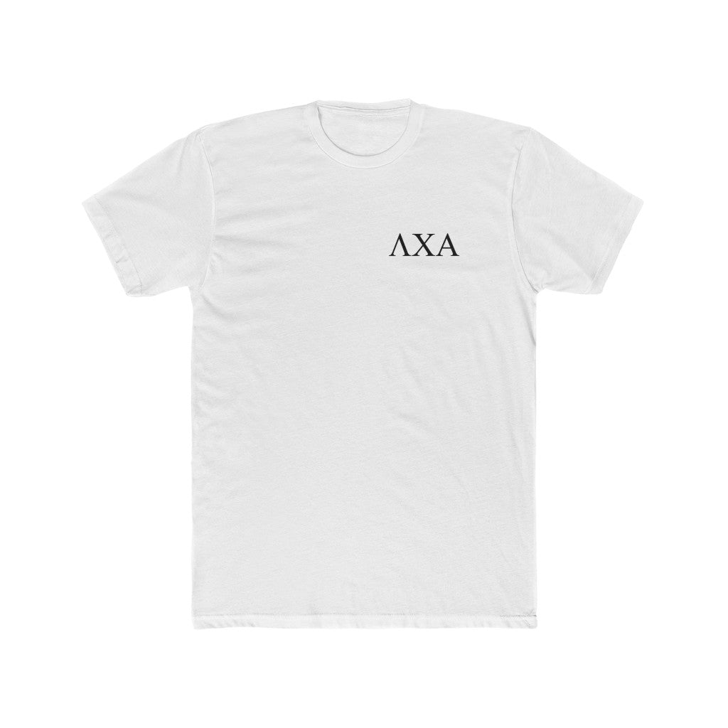 Lambda Chi Alpha Graphic T-Shirt | Black Letters LC