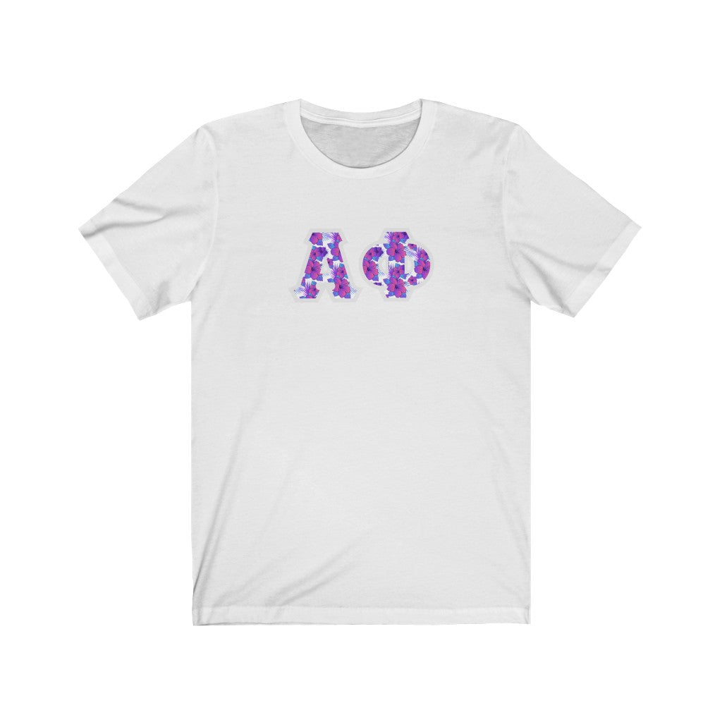 Alpha Phi Printed Letters | Flora T-Shirt