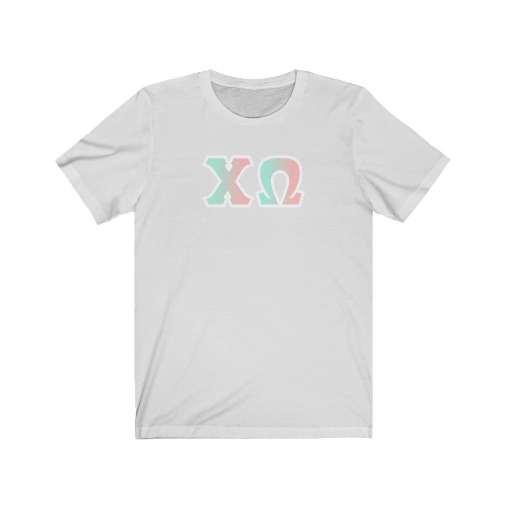 Chi Omega Printed Letters | Dreams T-Shirt