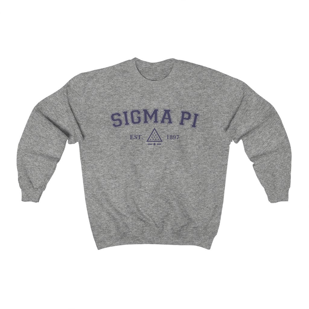 Sigma Pi Campus Original Graphic Crewneck Sweatshirt