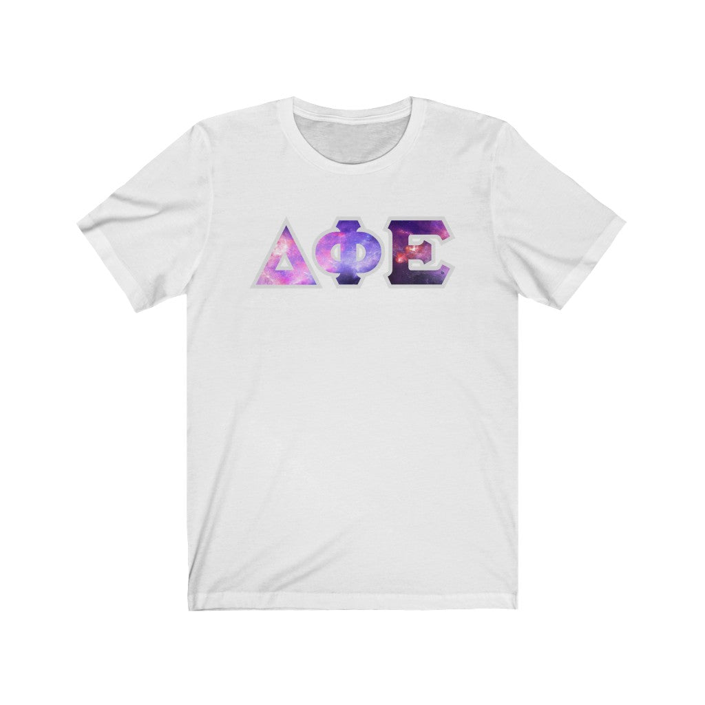 DPhiE Printed Letters | Galaxy T-Shirt