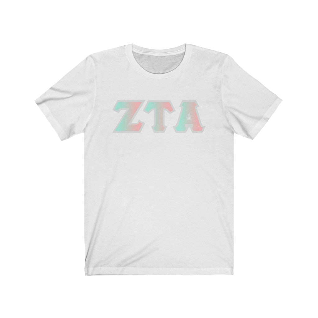 Zeta Tau Alpha Printed Letters | Dreams T-Shirt