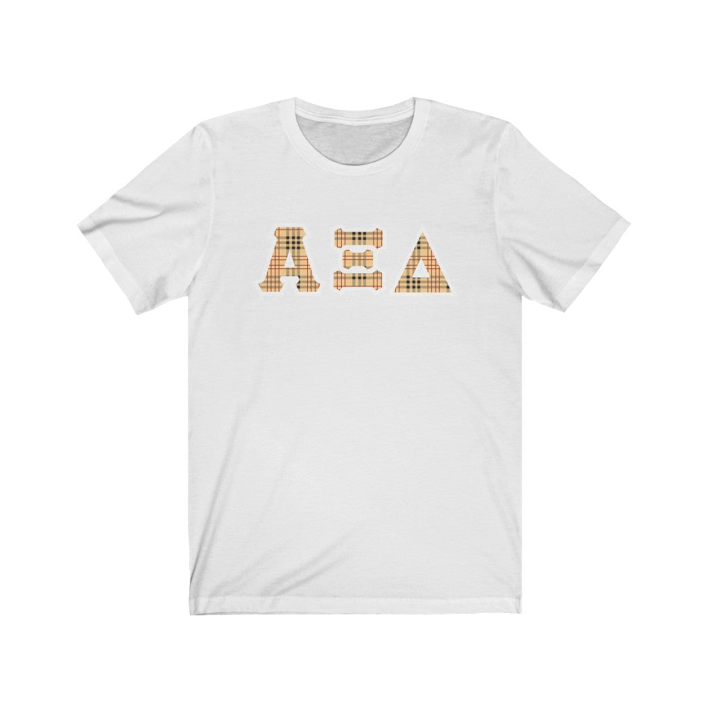 AXiD Printed Letters | Nova Plaid T-Shirt