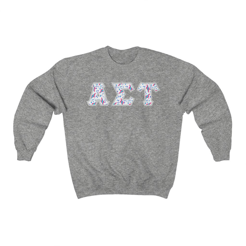 AST Printed Letters | Bayside White Crewnecks